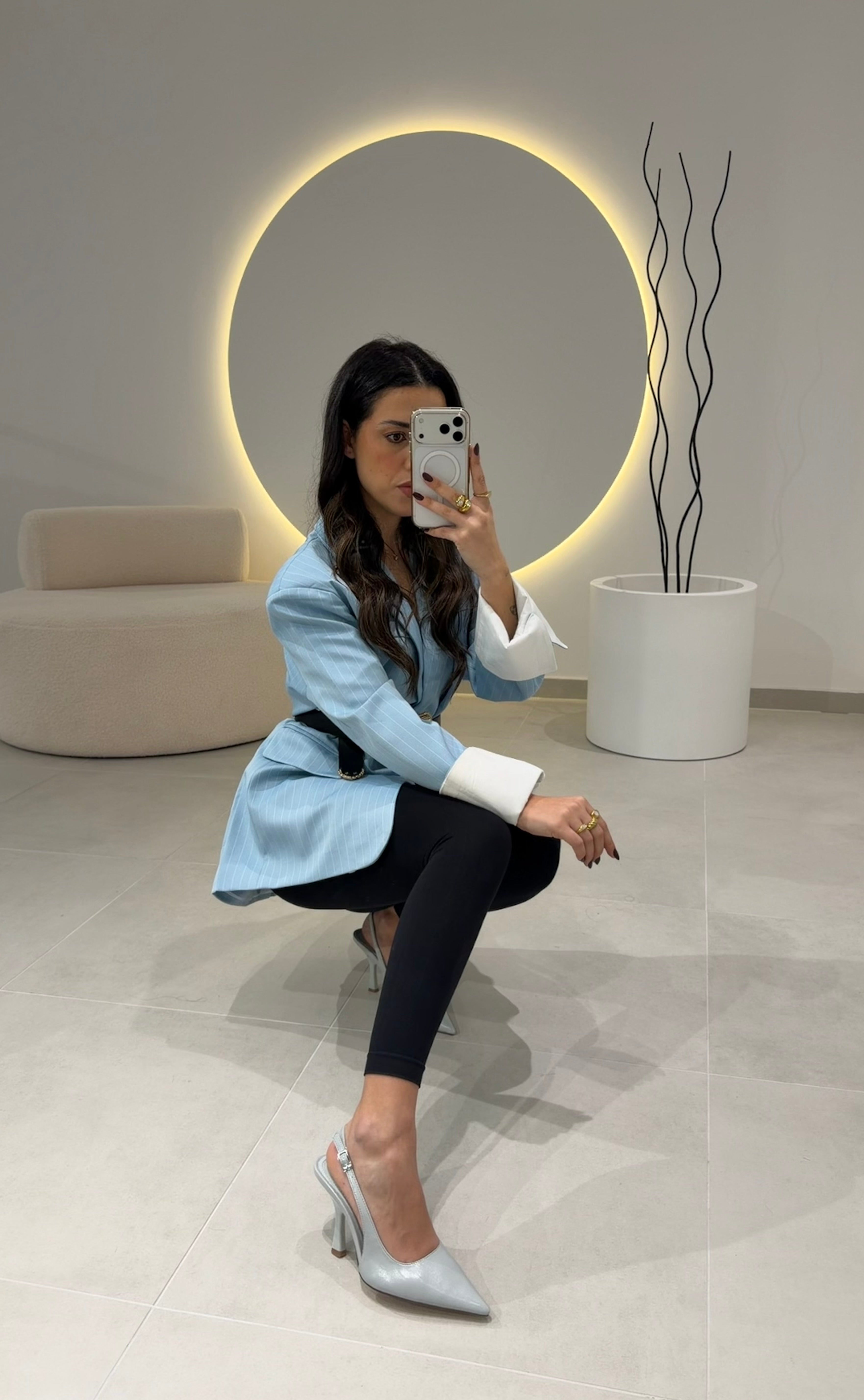 Baby Blue High Heel Shoes