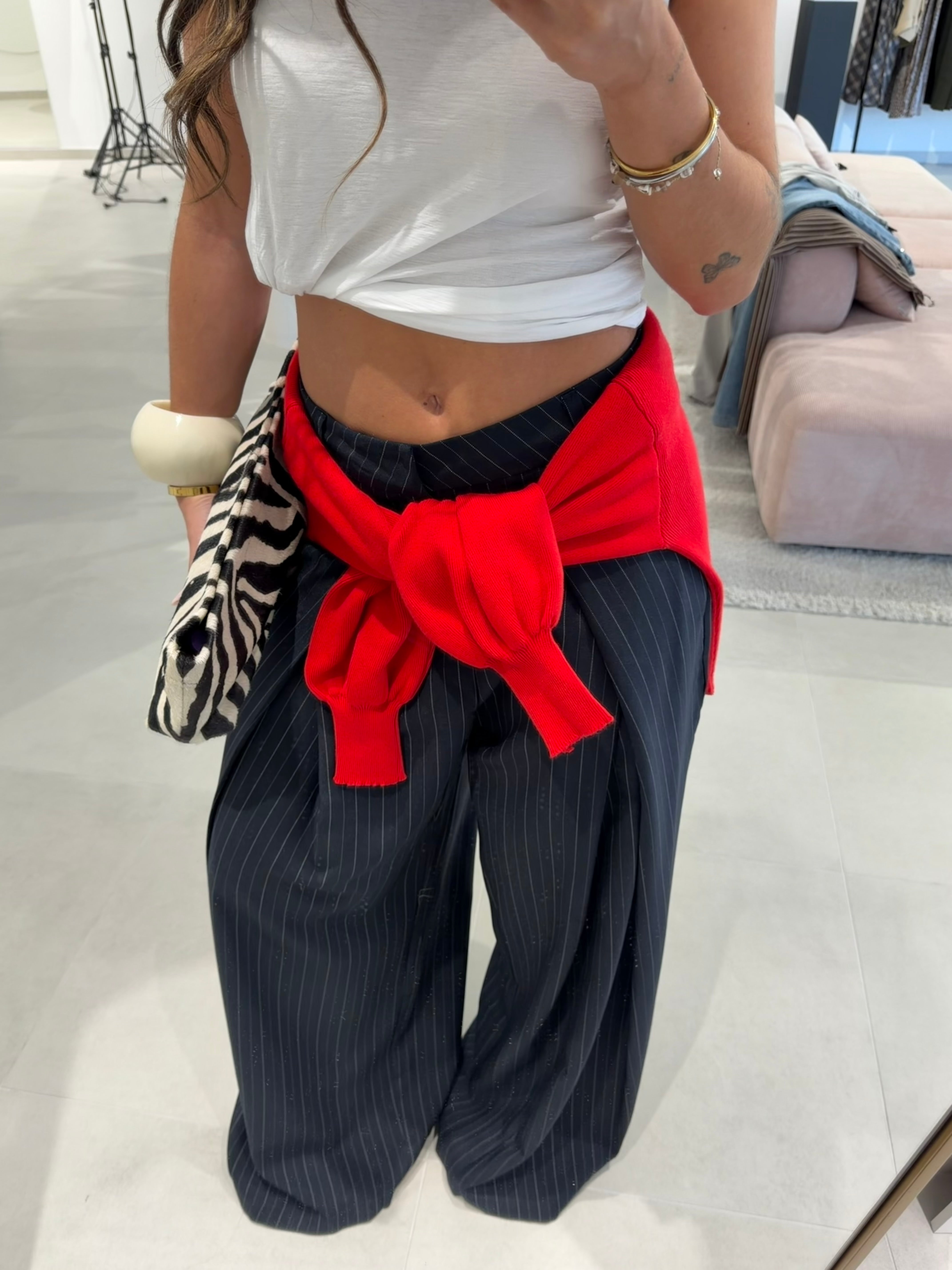 Navy Classic Pants