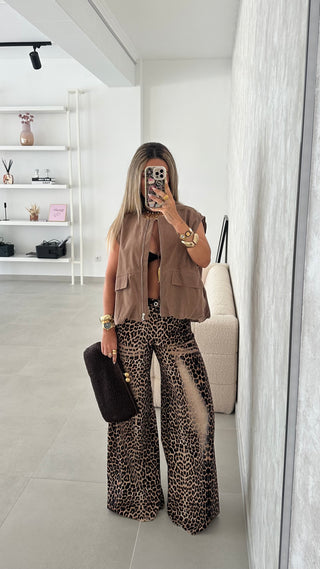 Leopard Print Jeans