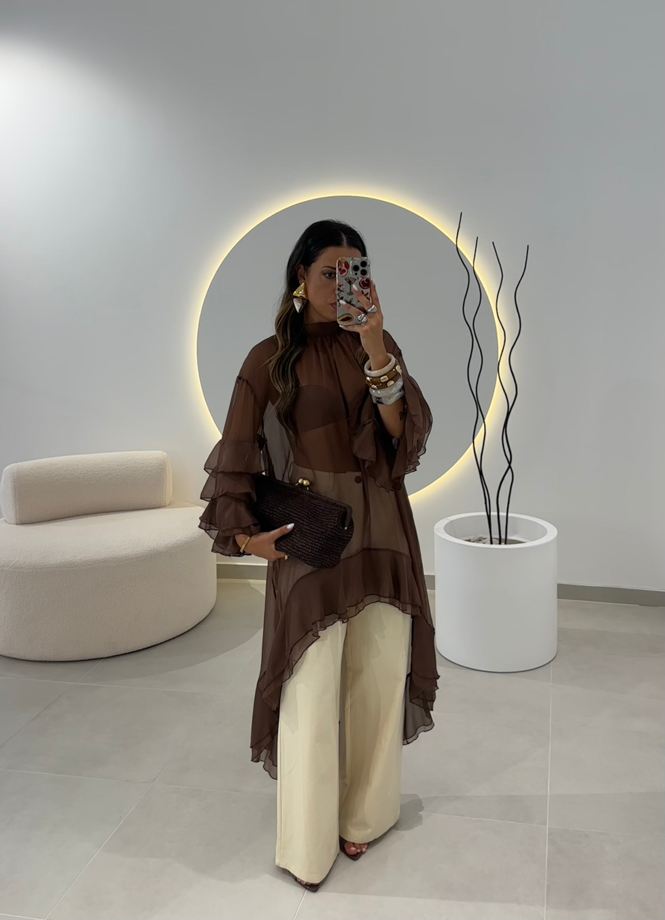 Cream Lumina Pants
