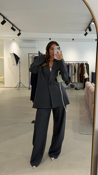 Anthracite Grey Blazer Lumina