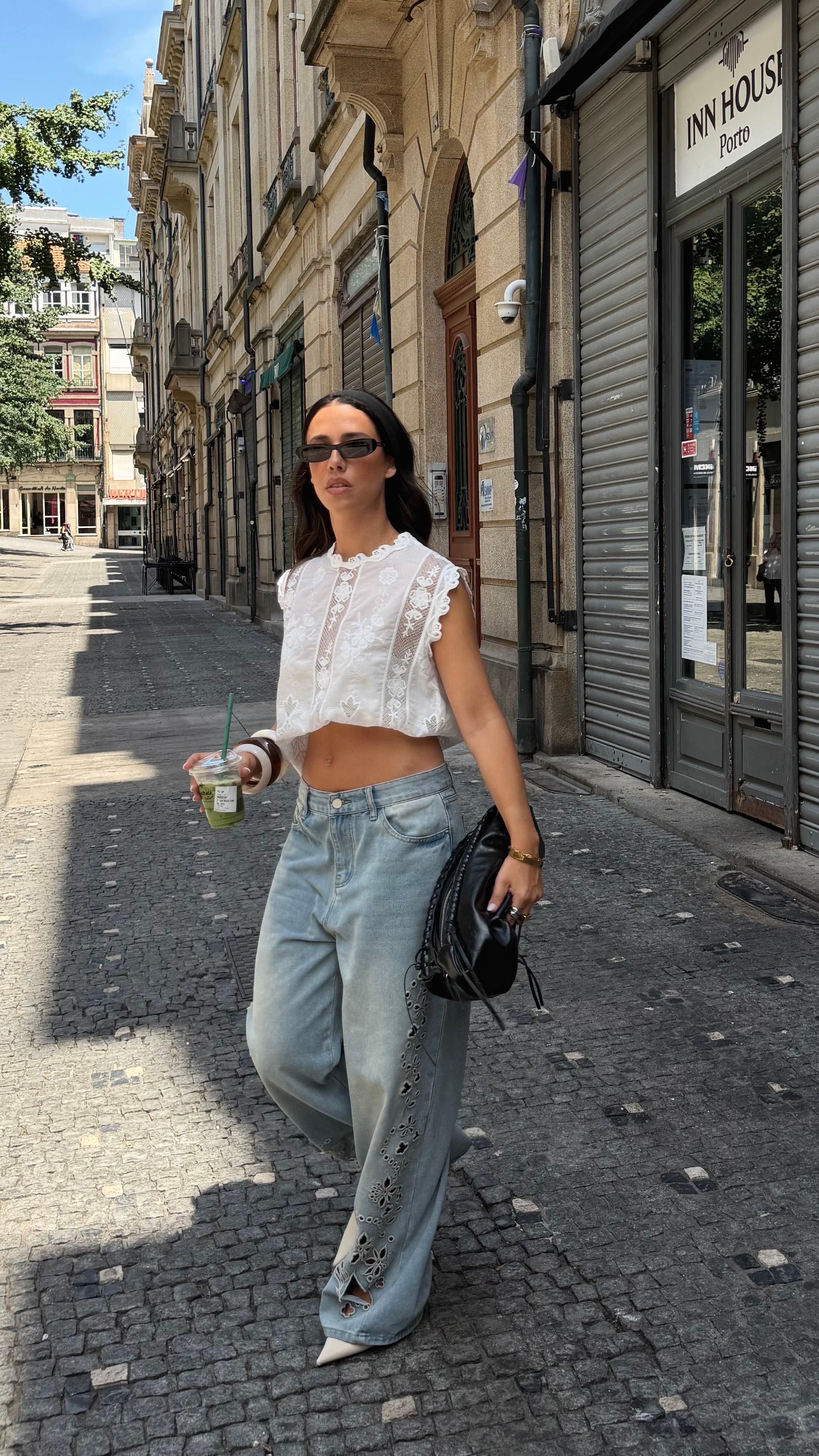 Lace White Blouse