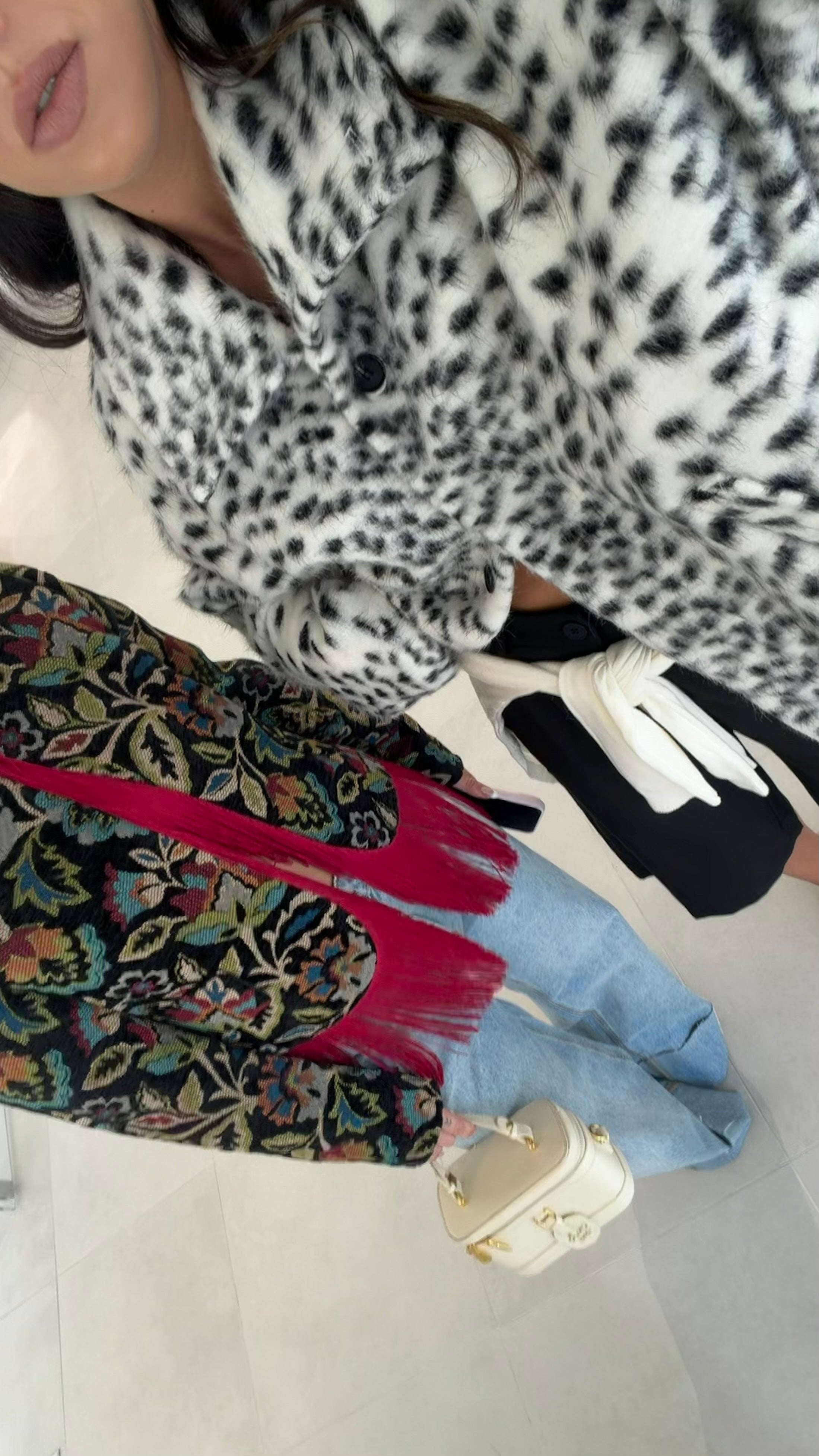 Dalmatian Fur Jacket Lumina