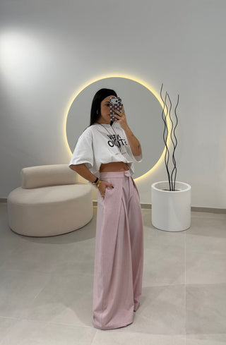Pink Classic Trousers