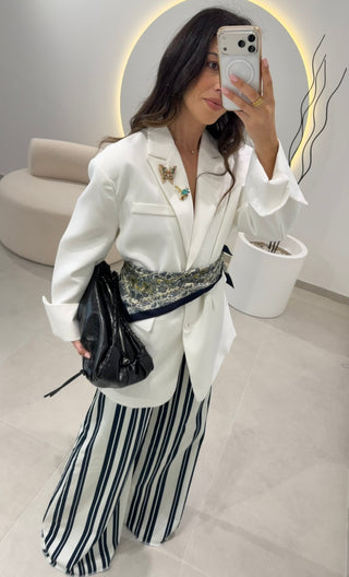 White Oversize Blazer