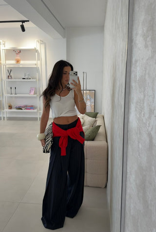 Navy Classic Pants