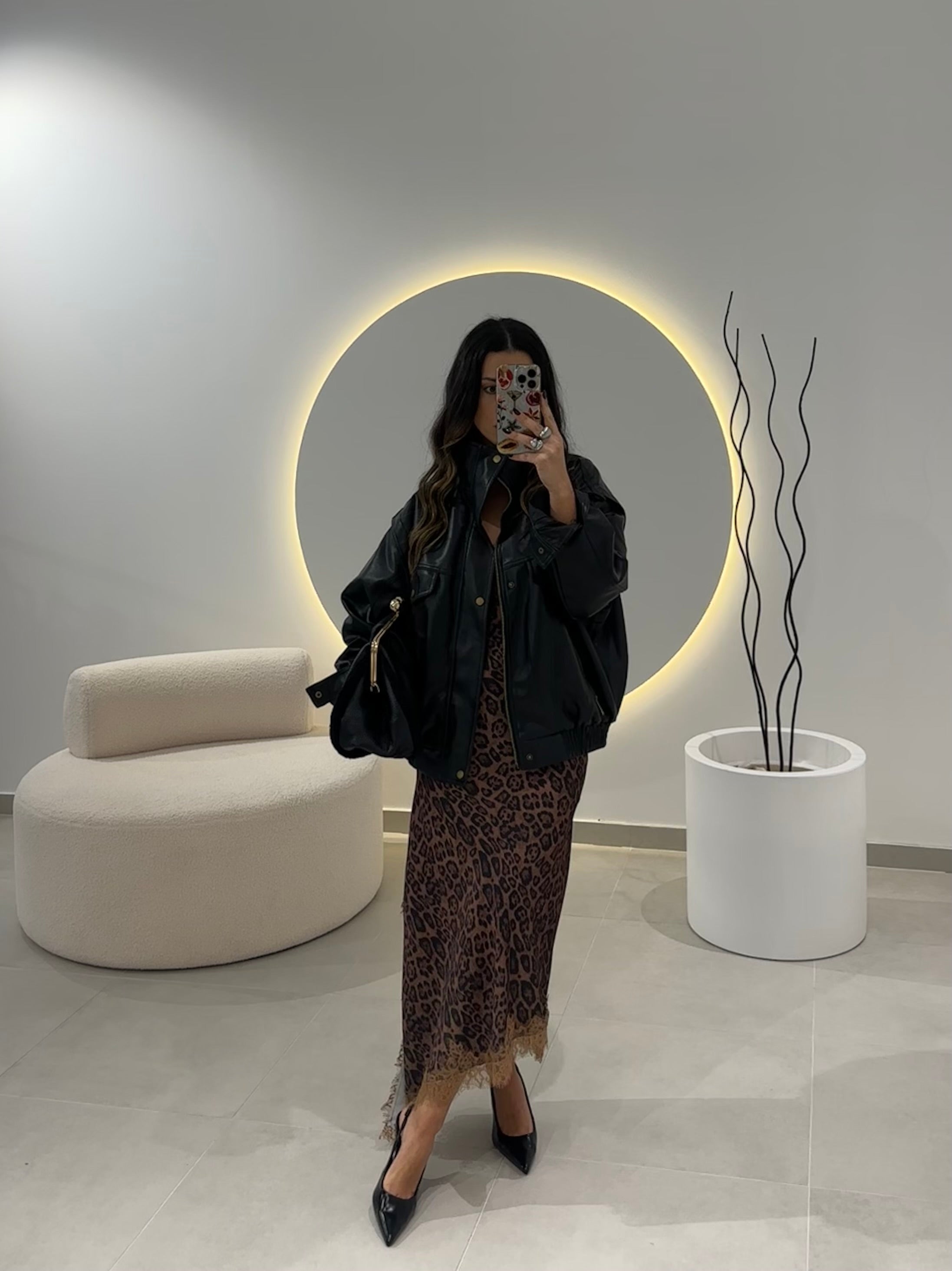 Leopard Asymmetric Dress