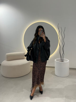 Leopard Asymmetric Dress