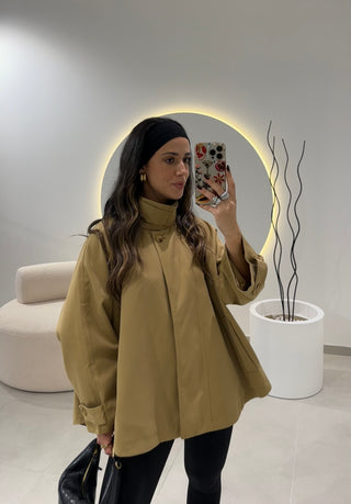 Oversize Camel Trench Coat
