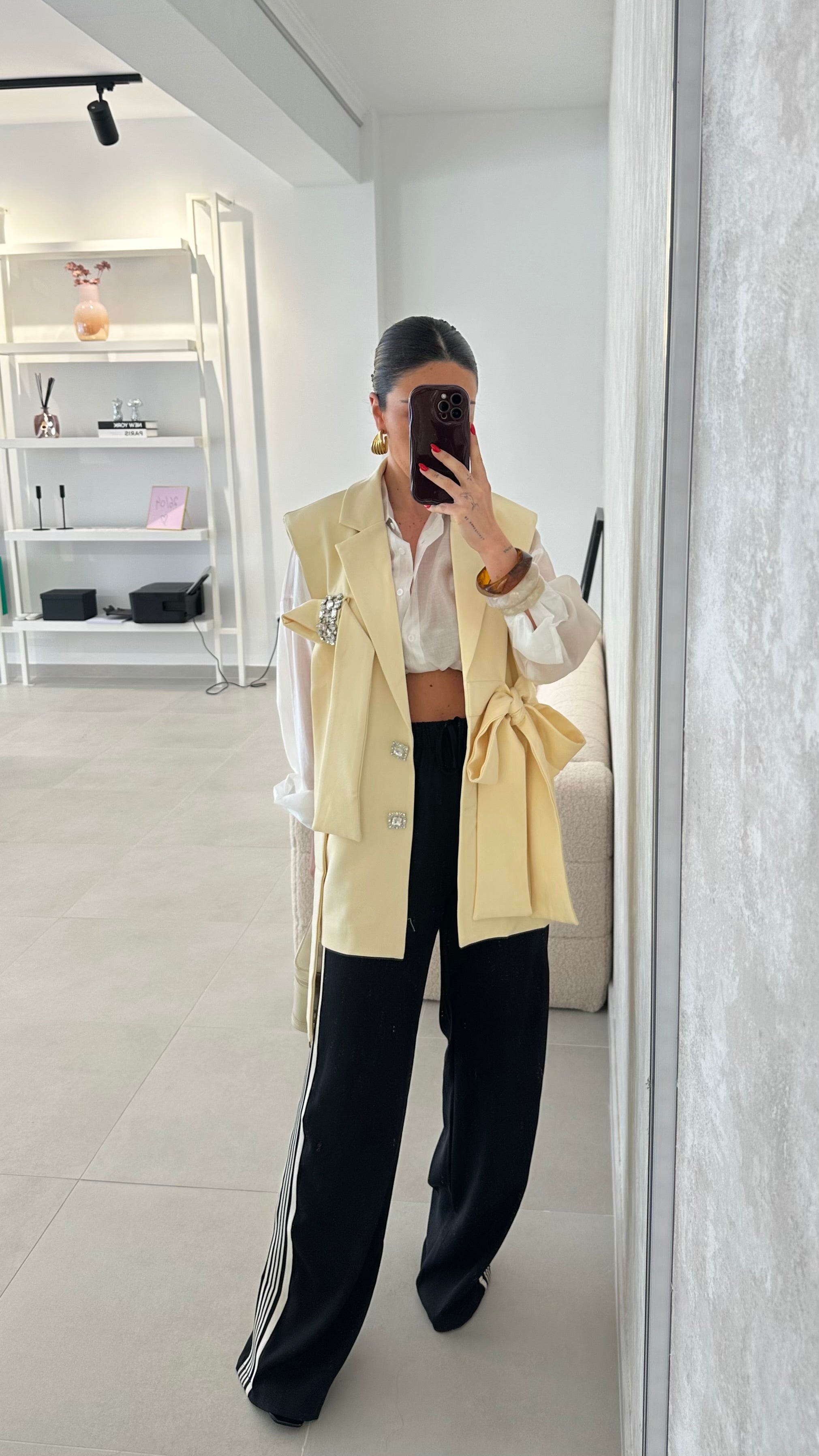Colete Oversize Jóia Amarelo