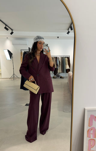 Bordeaux Blazer Lumina
