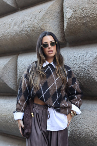 Geometric Knit Sweater