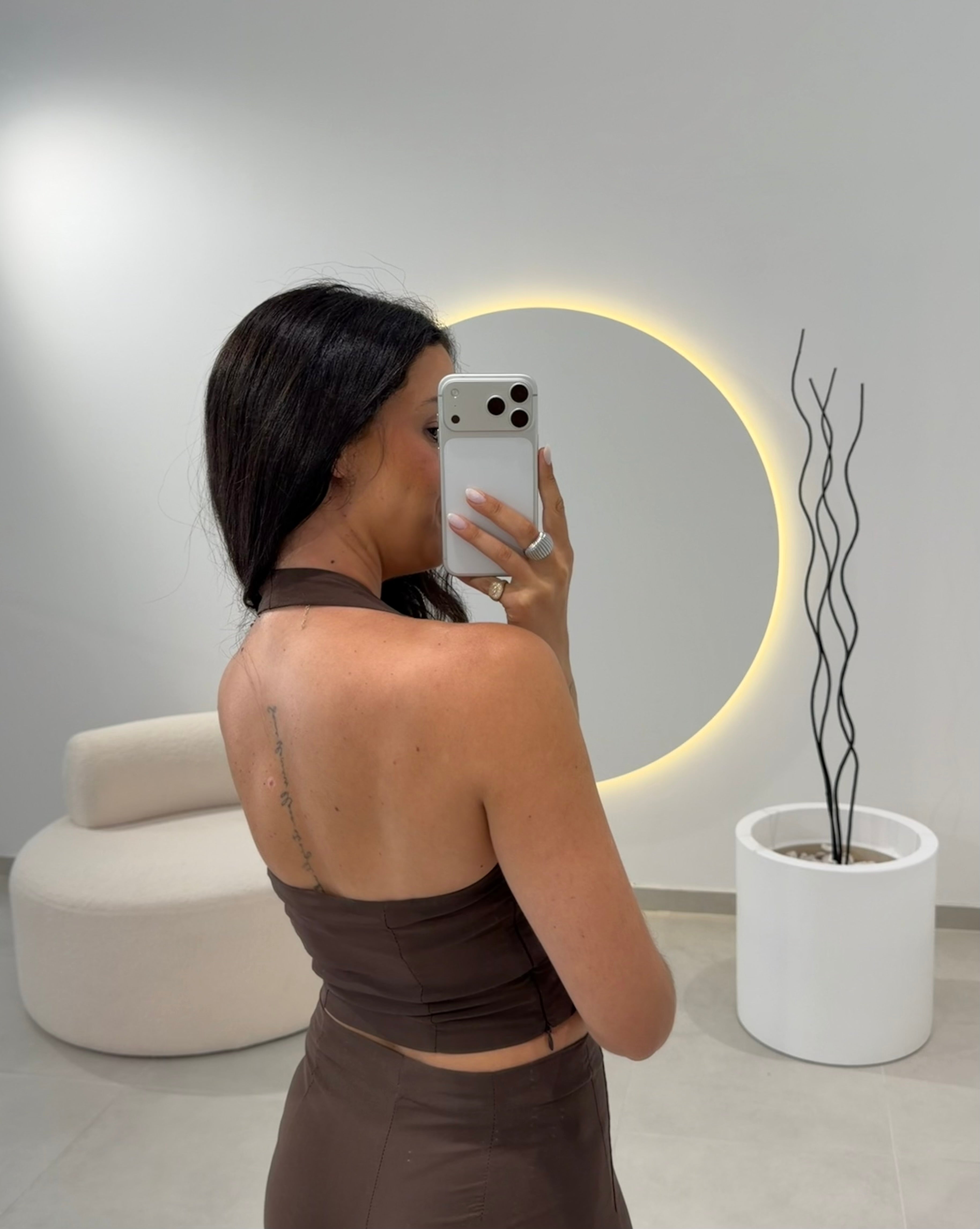 Halterneck Crop Top Lumina