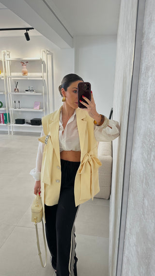 Colete Oversize Jóia Amarelo