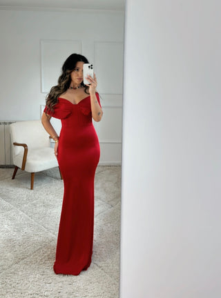 Vestido Cerimónia Vermelho