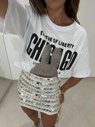 T-Shirt Oversize Brilhos