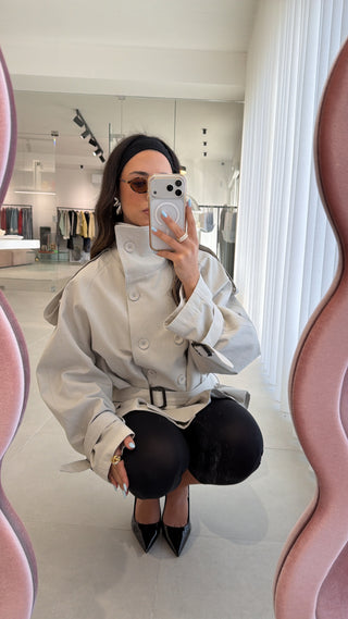 Stone Mid Lenght Trench