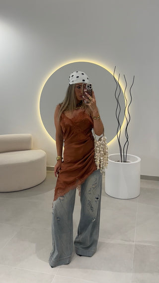 Jeans Rasgos Brilhos