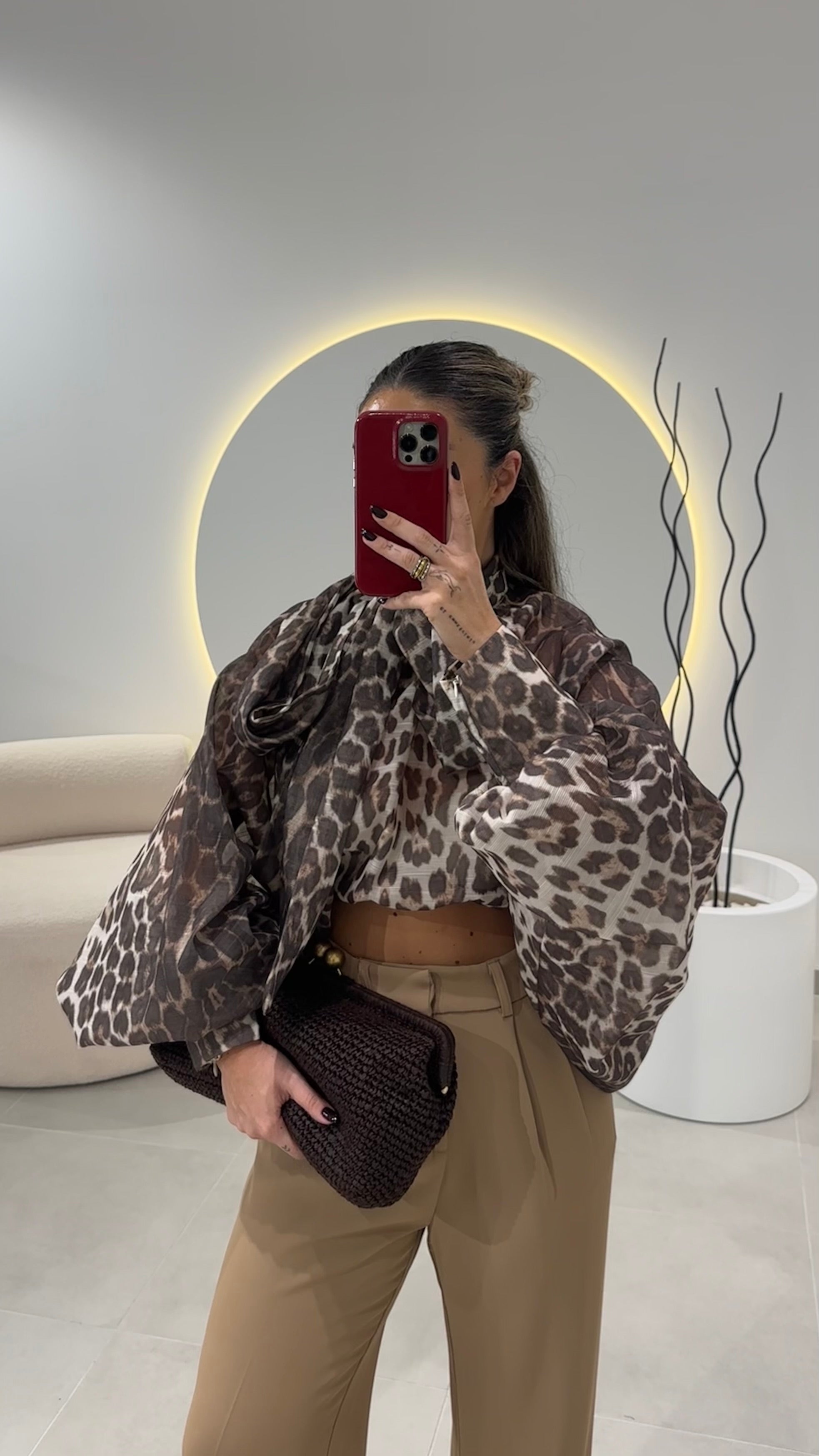 Leopard Blouse