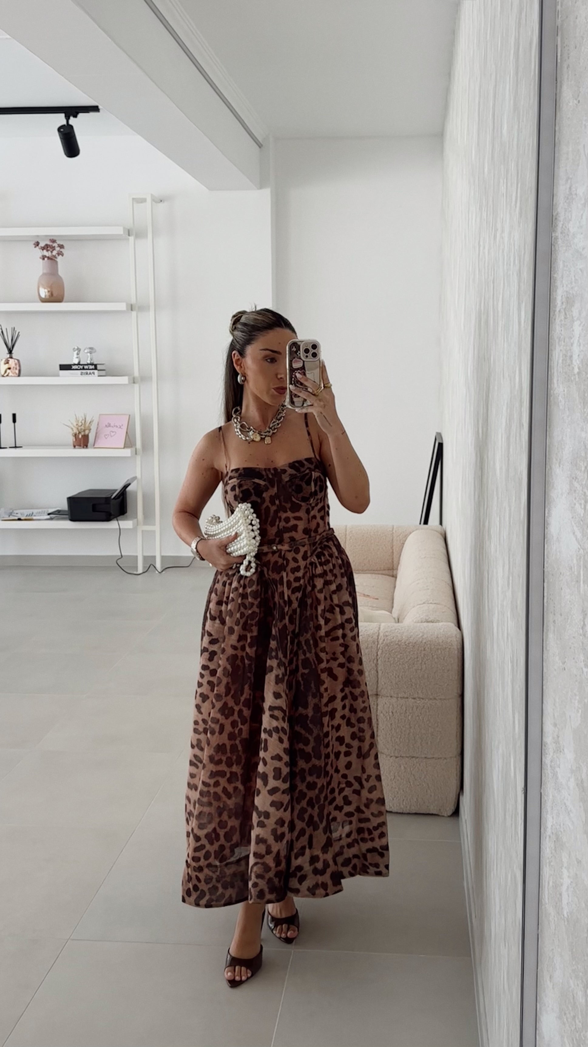 Vestido Leopardo Corset