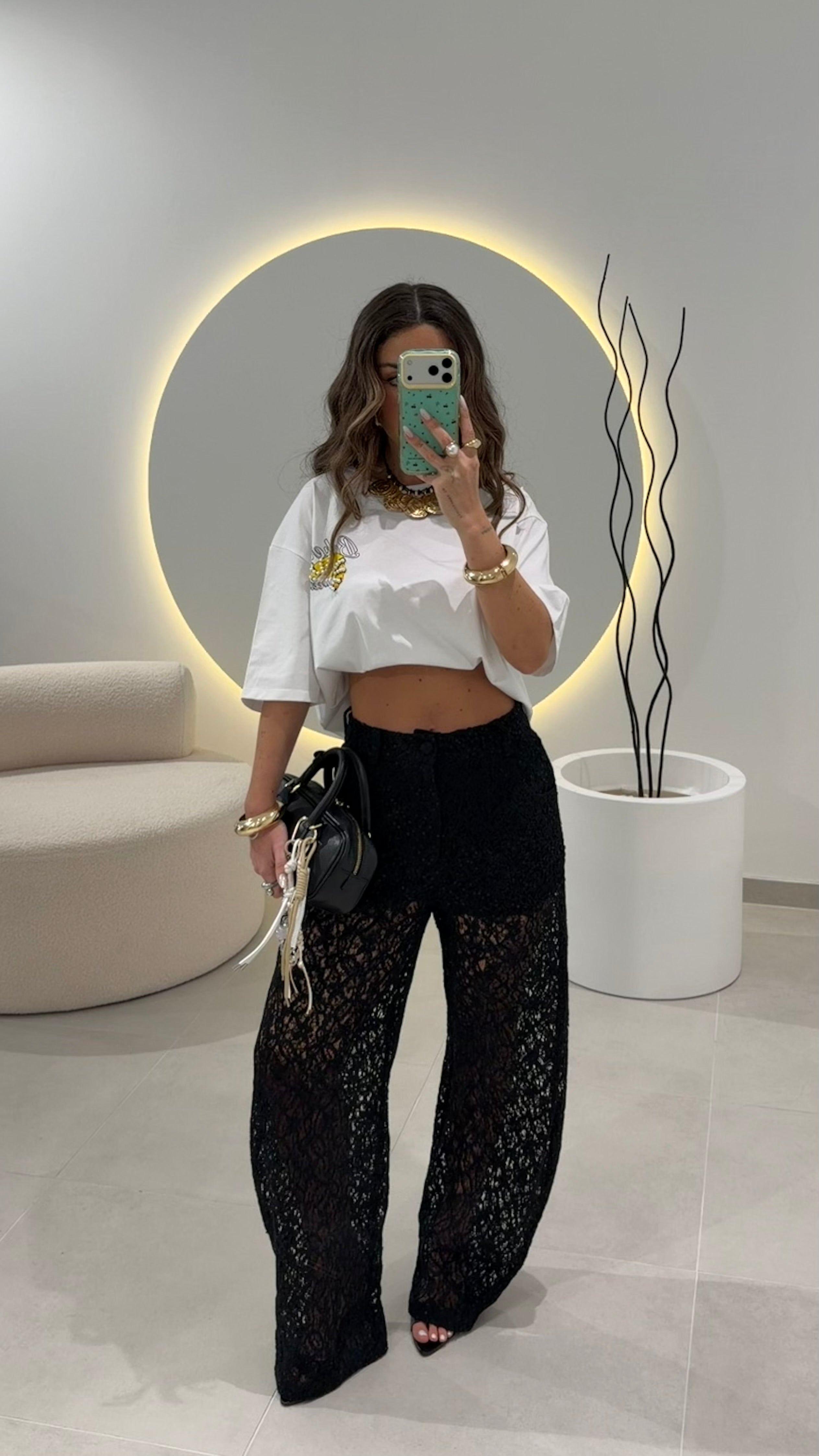 Lace and Sequins Pants LUMINA