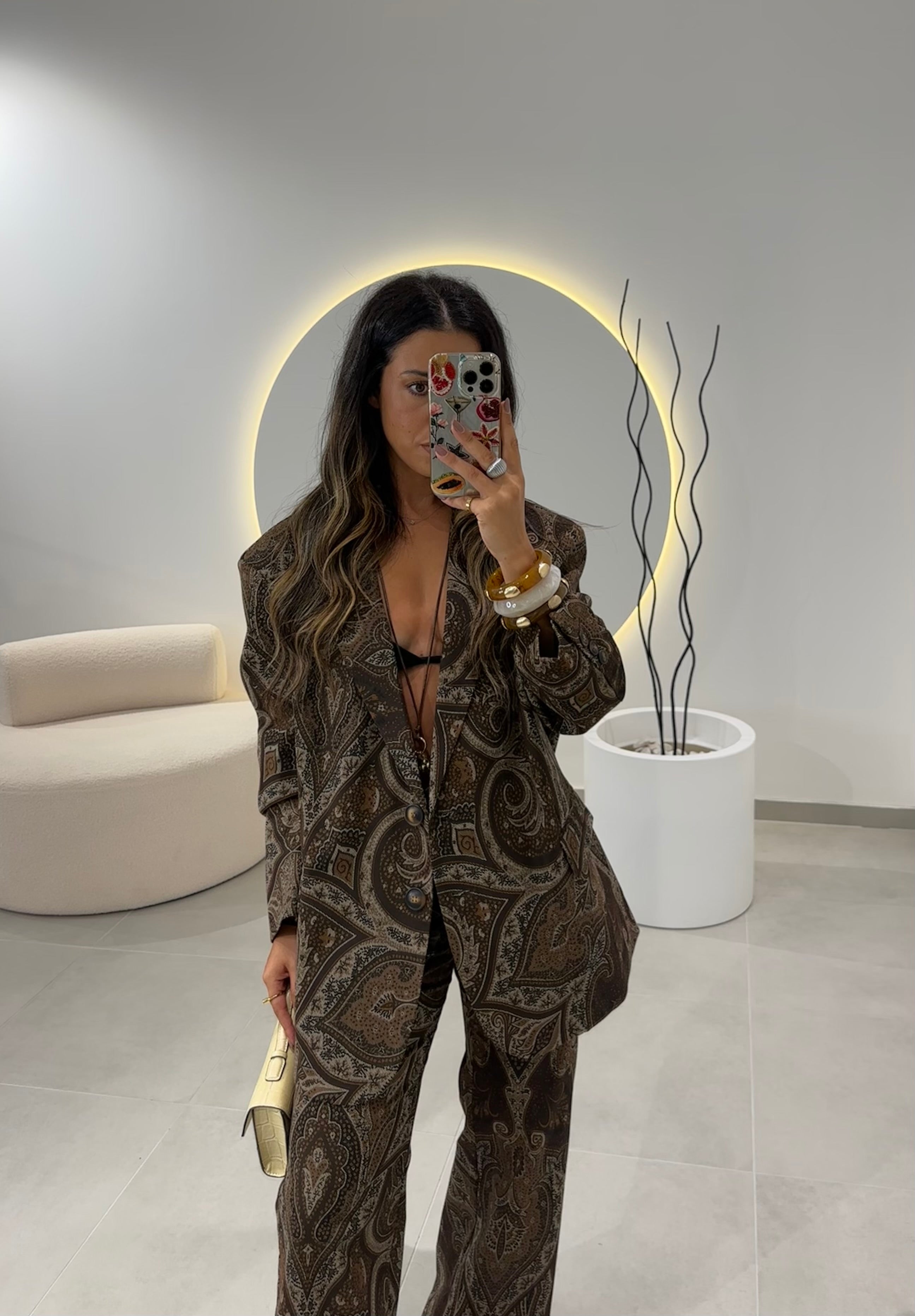 Bandana Oversize Blazer