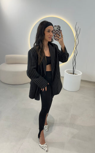 Black Diplomatic Blazer Lumina