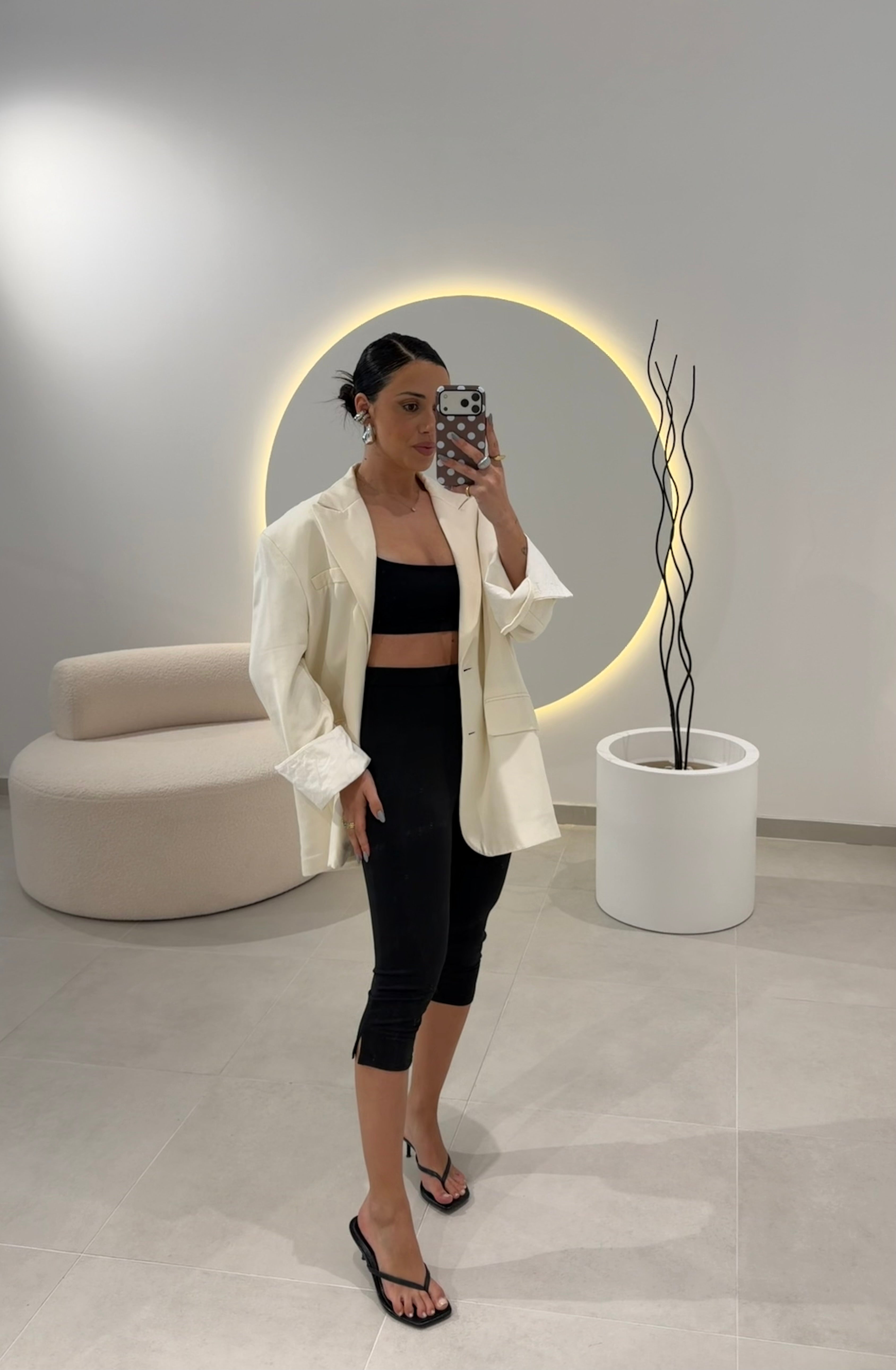 Capri Black Pants