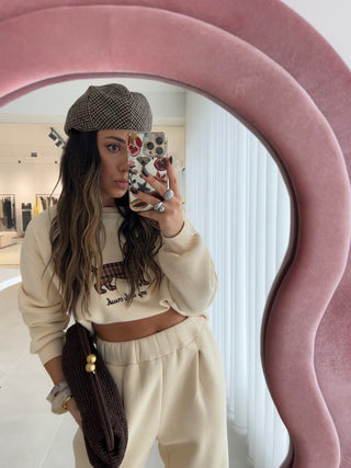 Cream Sweatshirt Lumina