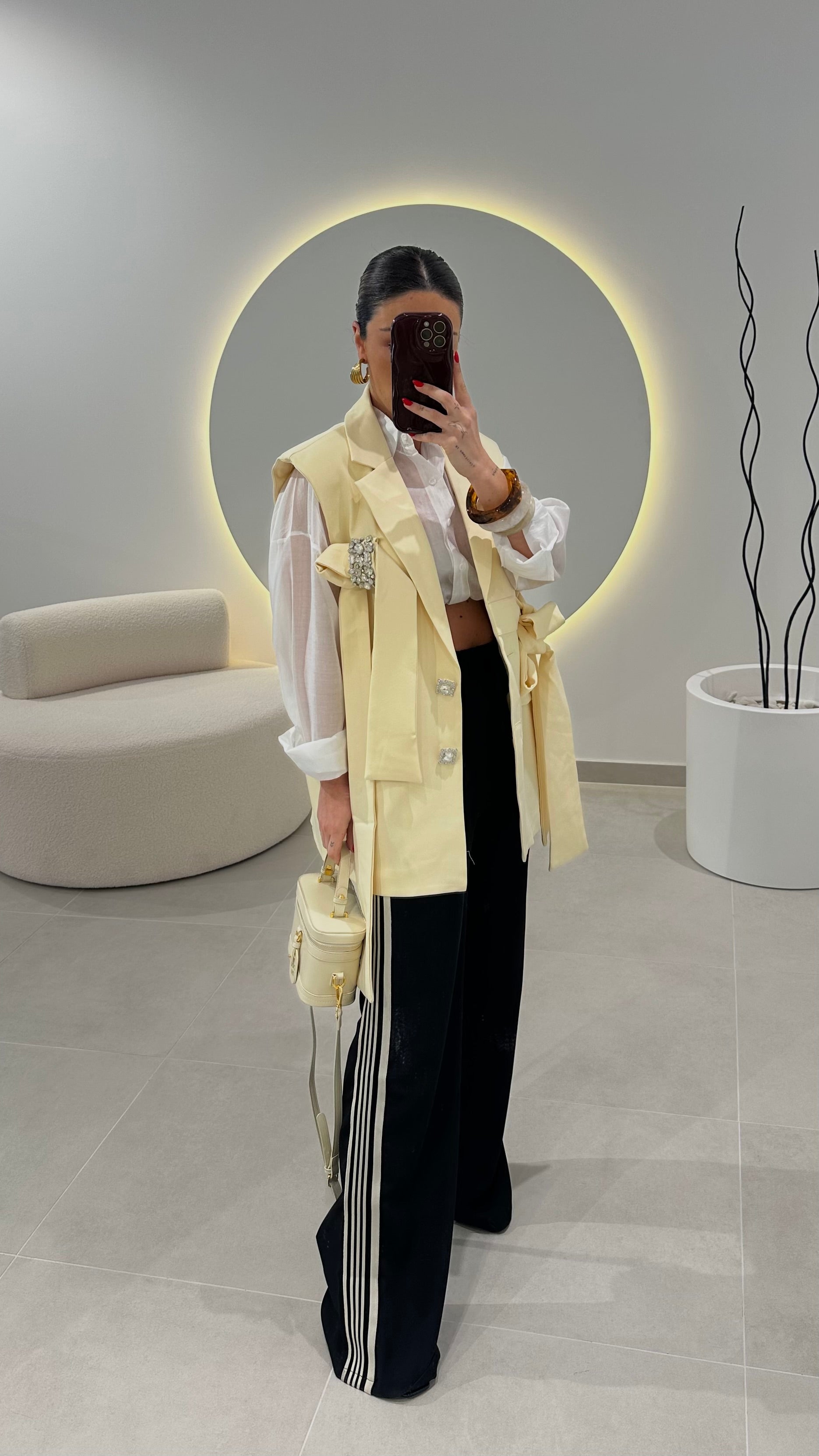 Colete Oversize Jóia Amarelo
