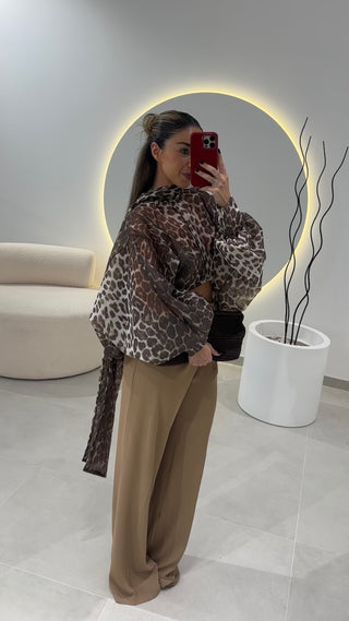 Leopard Blouse