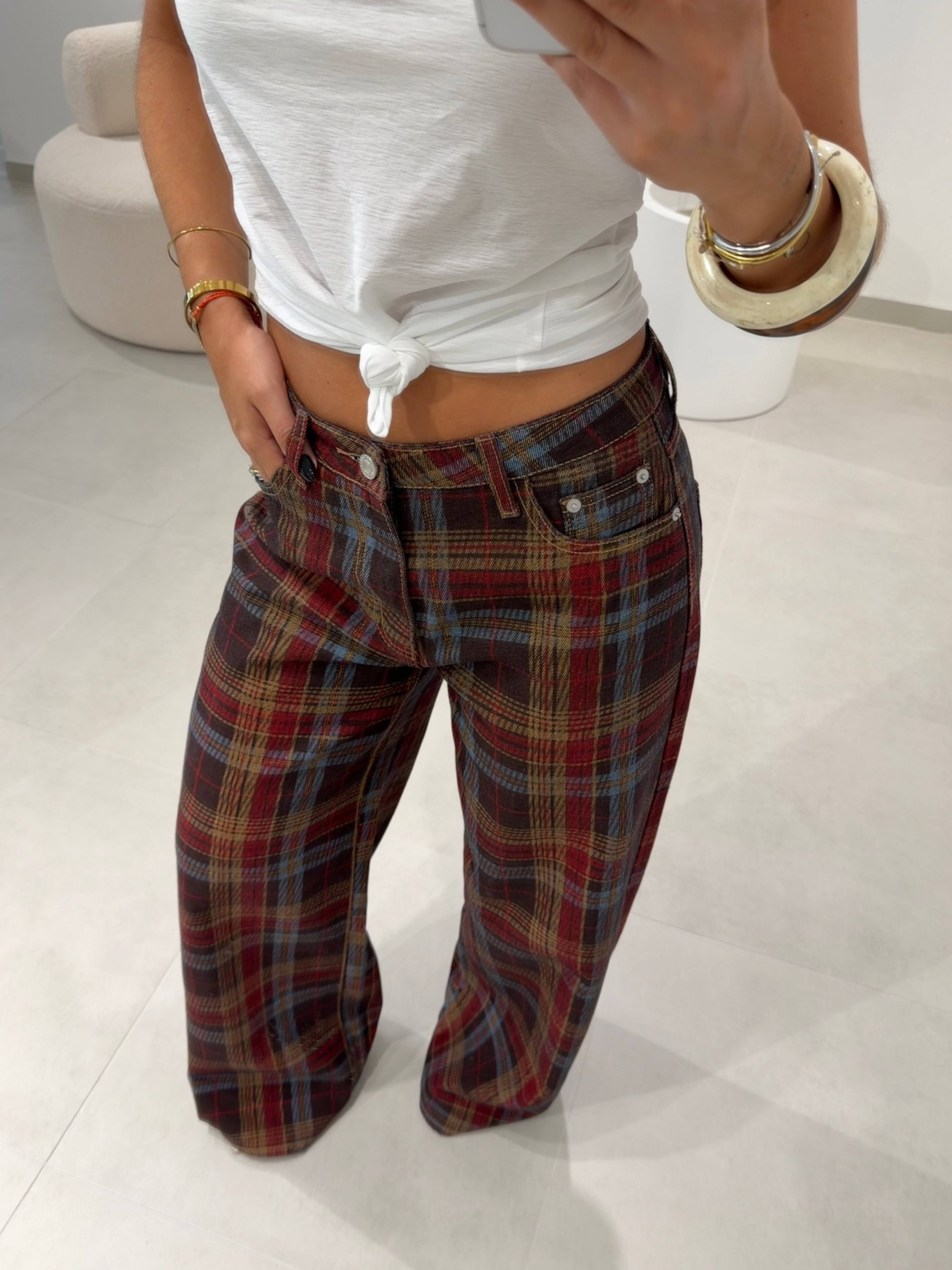 Tartan Jeans