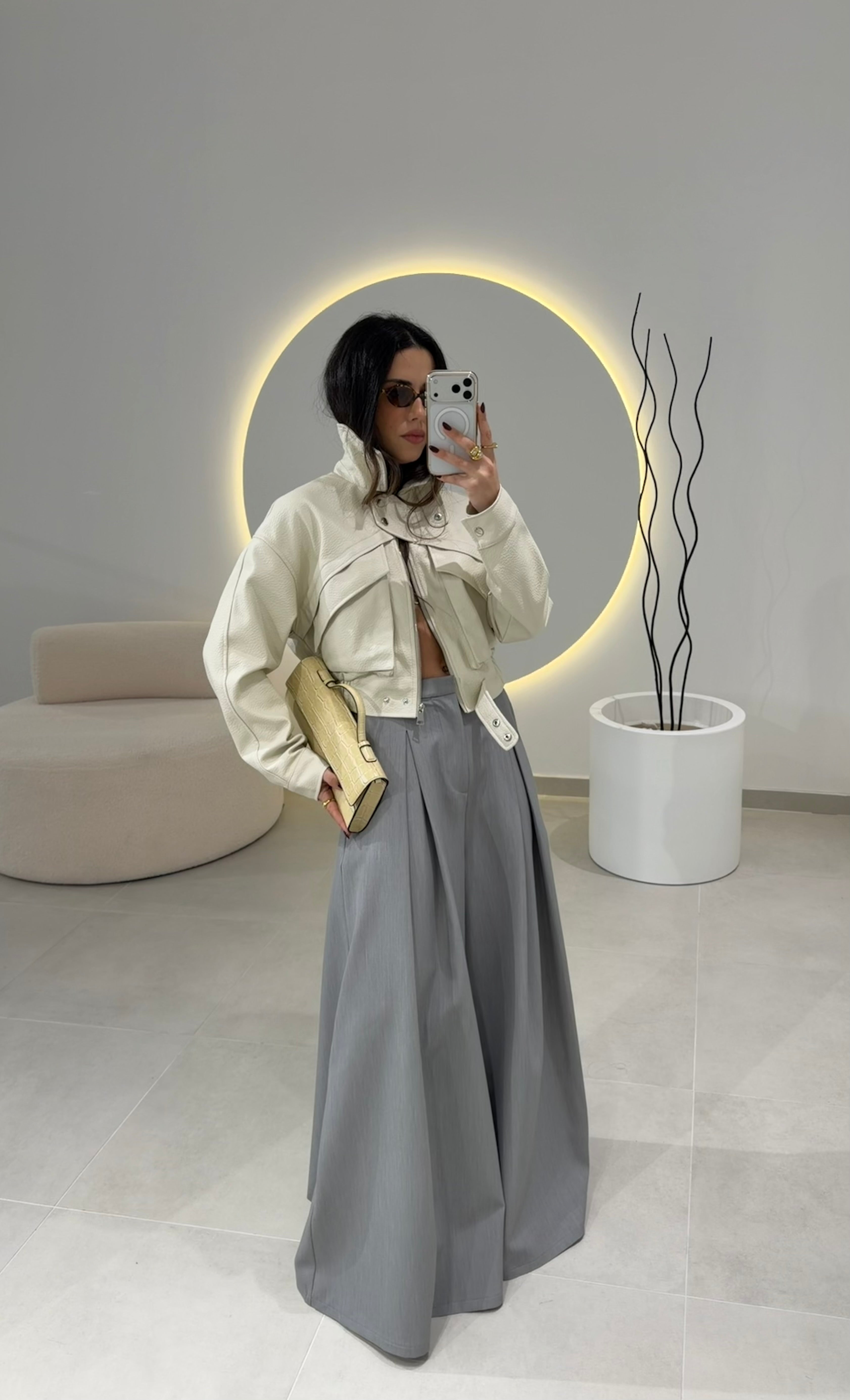 Faux Leather Biker Jacket