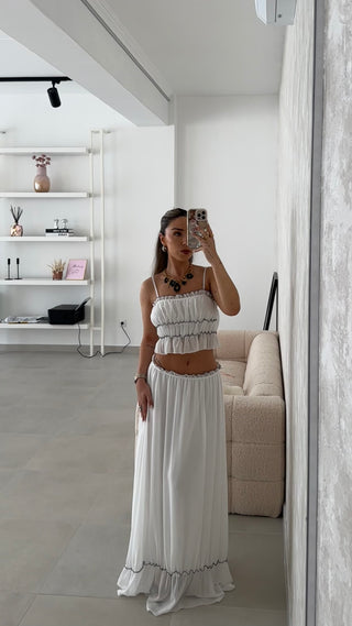 Conjunto Branco Contrastes