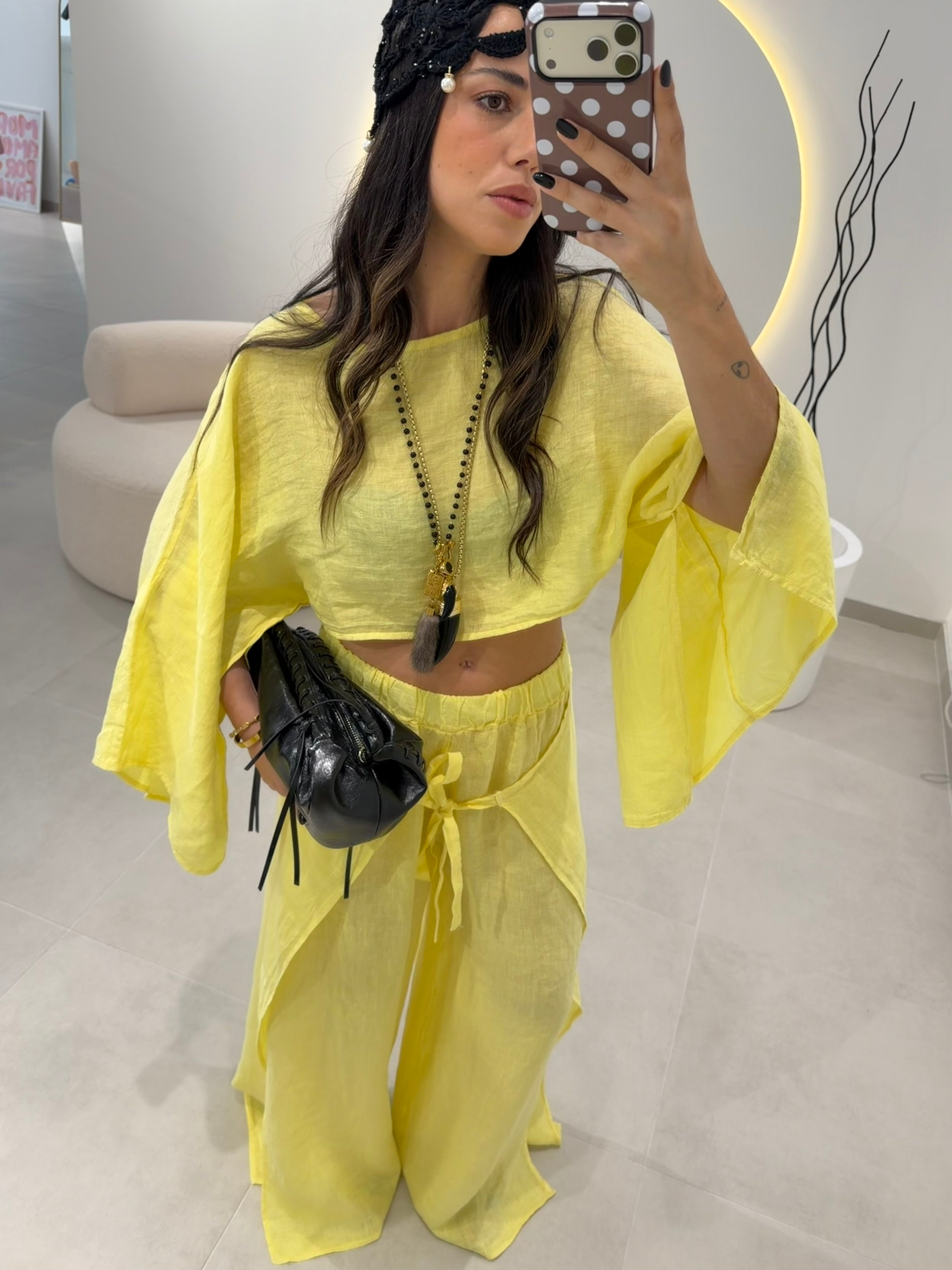 Linen Set Yellow