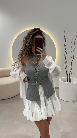 Saia Folhos Boho