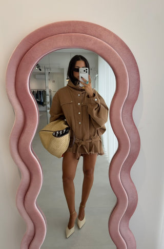 Camel Oversize Jacket
