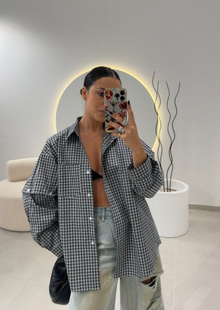 Vichy Oversize Blouse