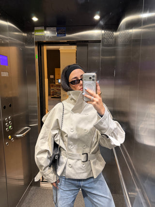 Stone Mid Lenght Trench