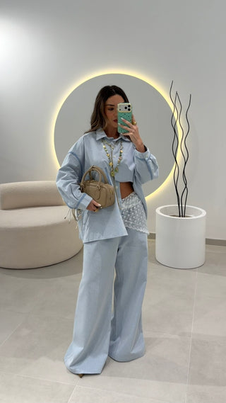 Light Denim Set Oversize
