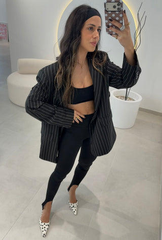 Black Diplomatic Blazer Lumina