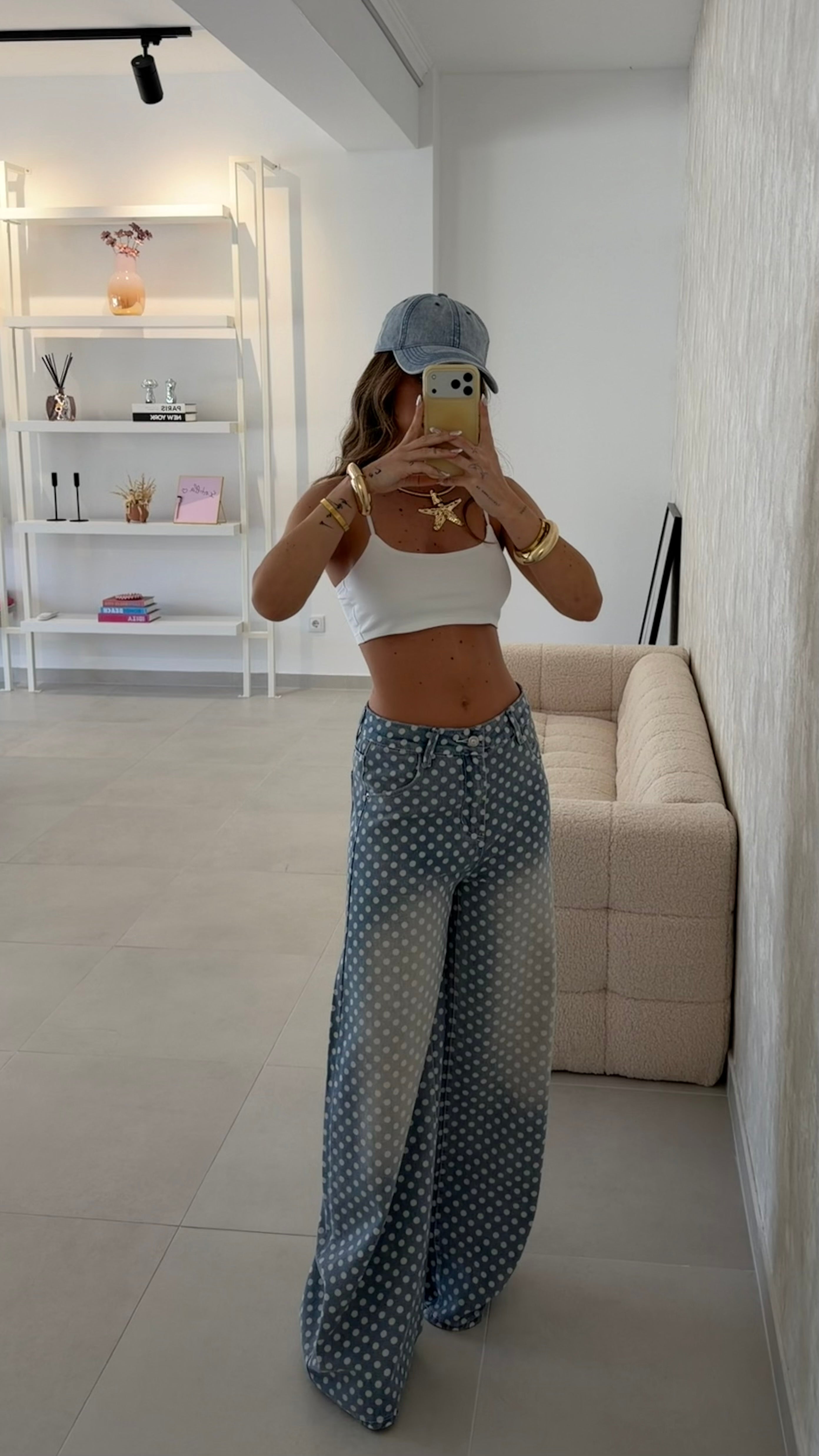 Polka Dot Jeans