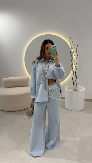 Light Denim Set Oversize