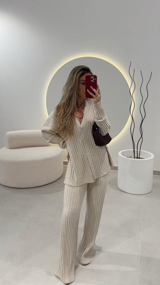 Soft Knit Beige Set