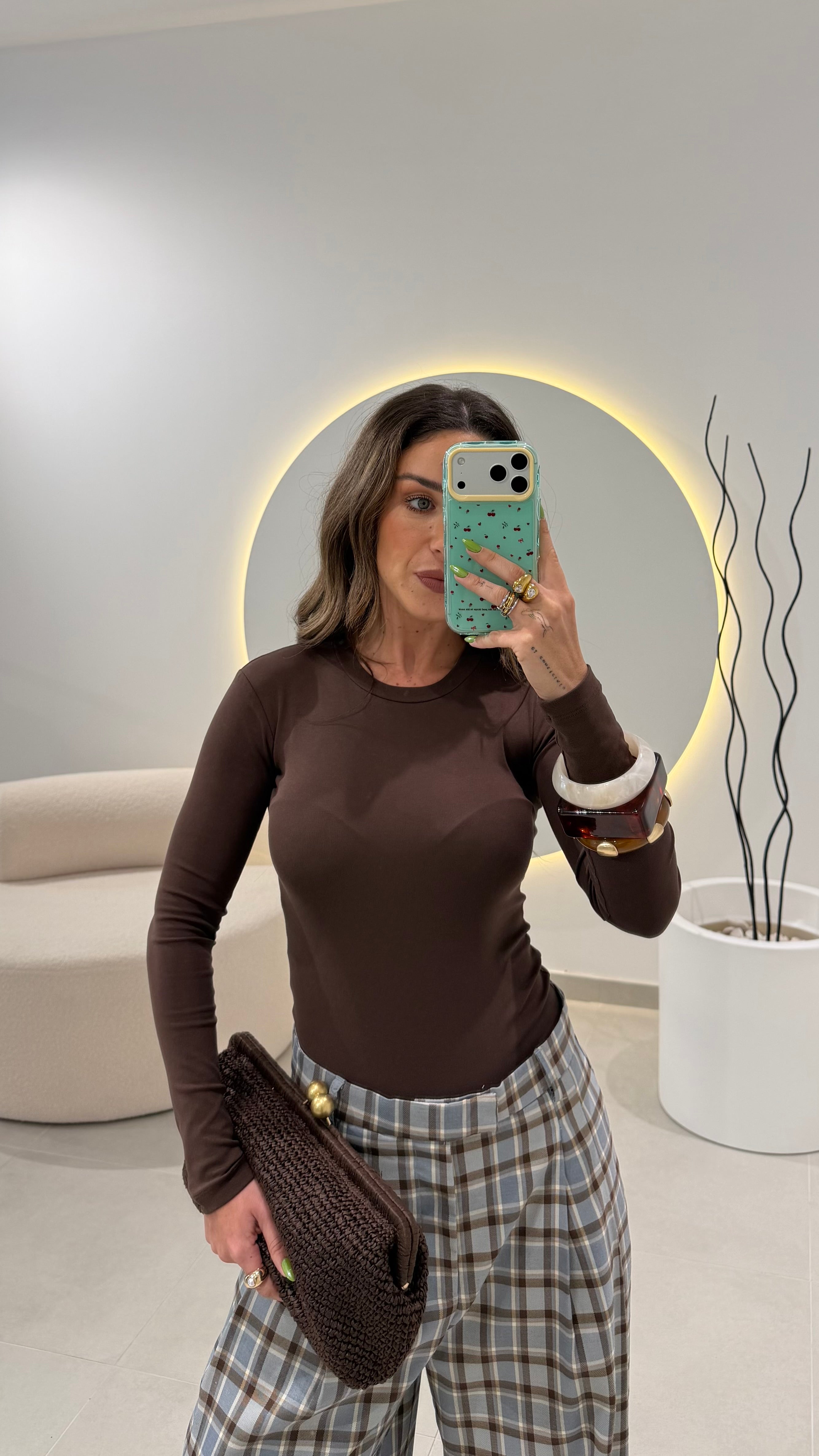 Brown LUMINA Bodysuit