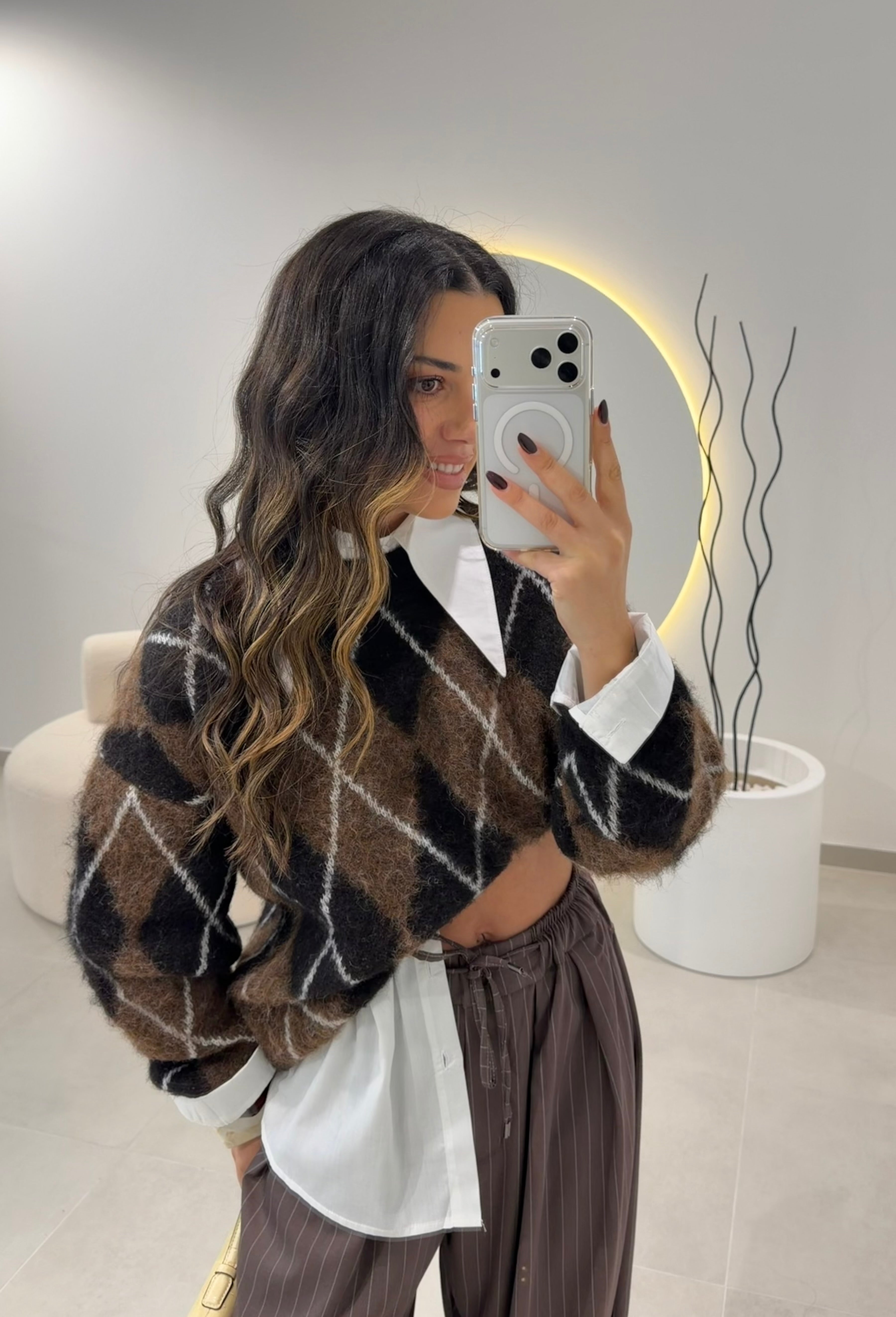 Geometric Knit Sweater