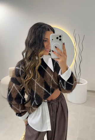 Geometric Knit Sweater