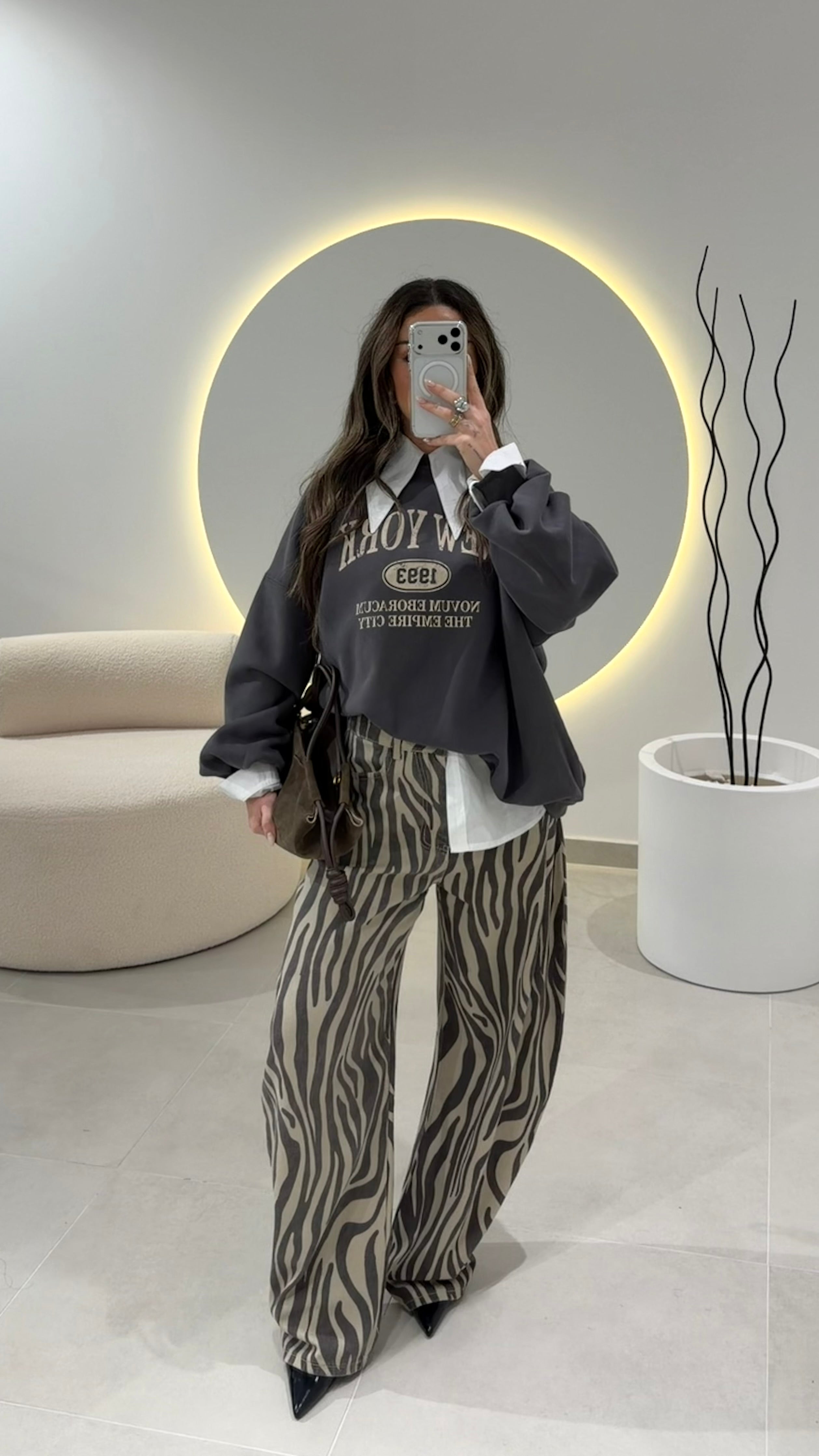 Zebra Balloon Jeans