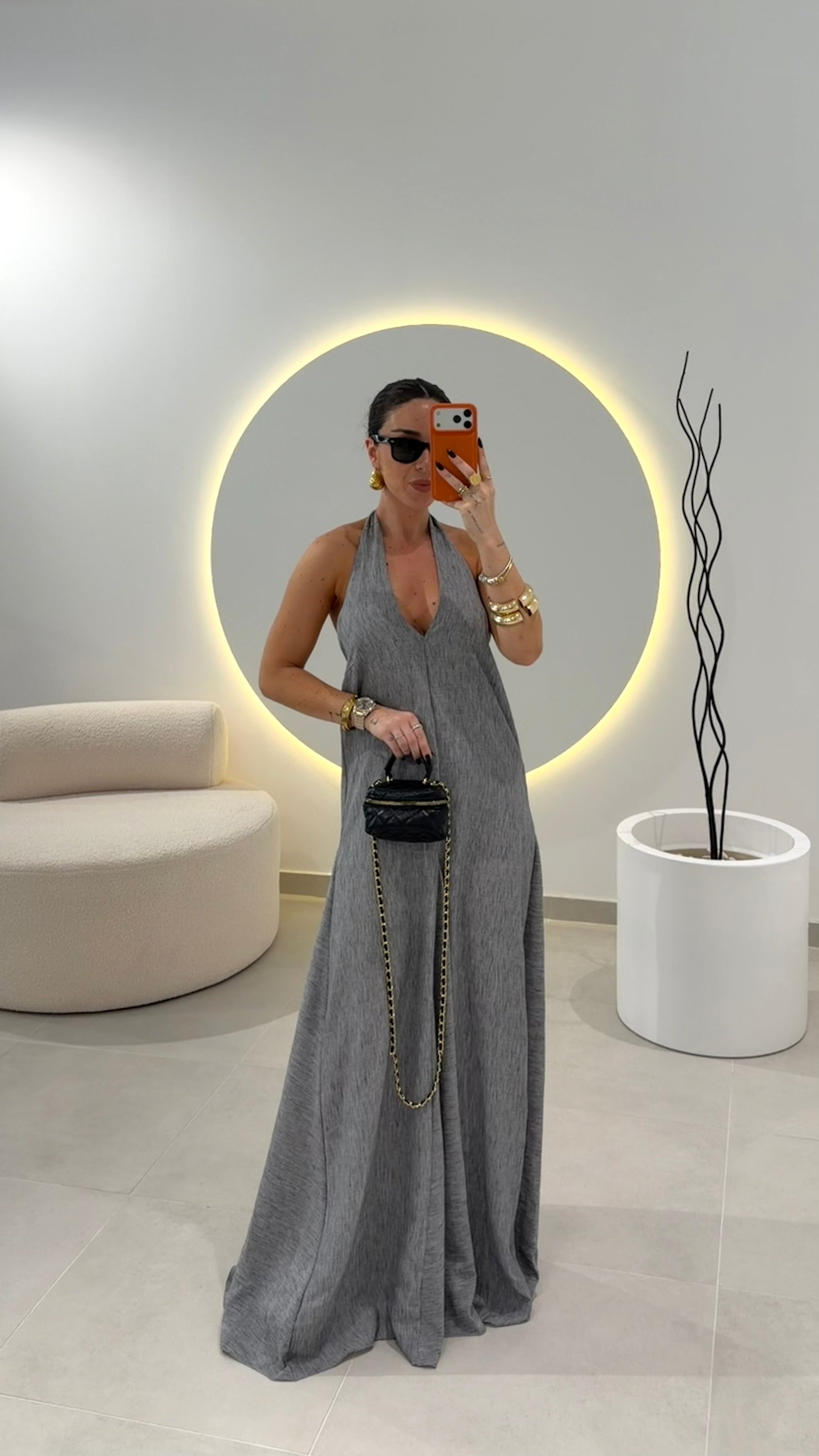 Grey Maxi Dress