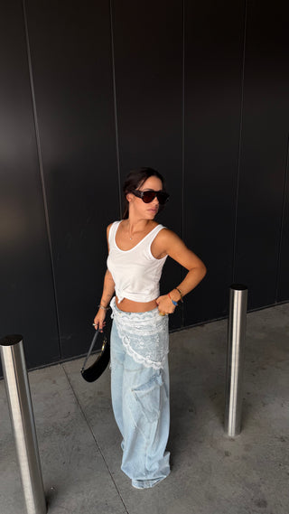 Wide Leg Cargo jeans